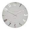 Mulberry Wall Clock Silver Cloud 20in