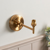 Step Fold 1 Wall Light Fitting Brushed Aged Brass
