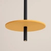 Lampa wisząca FELTRO 1 czarna/żółta