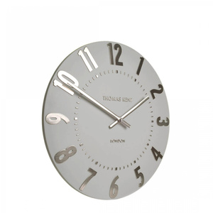 Zegar ścienny Mulberry – Silver Cloud, 30 × 3,5 × 30 cm