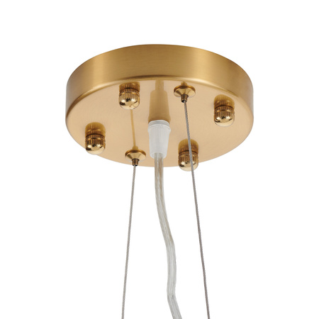 Lampa wisząca BOTANIKA WAVE 125 cm - złota, G9, regulowana, designerska