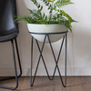 Niva Metal Planter Grey 400x610mm