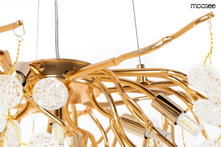 MOOSEE lampa wisząca RIVIERA 80 złota /   clear