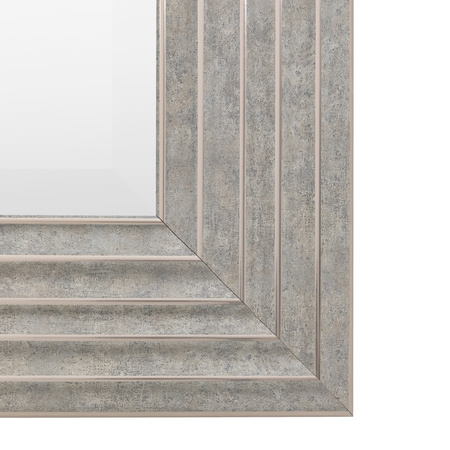Lustro Whitechapel – srebrne, 77 × 3,5 × 107 cm