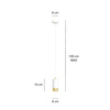 FUMIKO 1 WH/GOLD