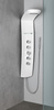 LUK panel prysznicowy narożny z baterią termostatyczną 250x1300mm , biały