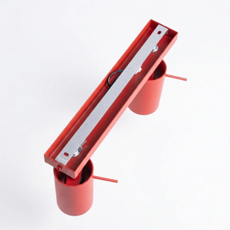 Plafon RING 2 czerwony