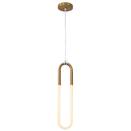 Lampa wisząca U-SHAPE mosiądz 60 cm