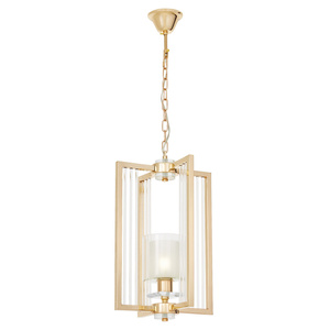 NOWOCZESNA LAMPA WISZĄCA LOFT ZŁOTA MANHATTAN W1