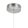 Lampa wisząca CIRCLE 80 cm - LED, ring nikiel szczotkowany
