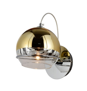 LAMPA ŚCIENNA KINKIET NOWOCZESNY ZŁOTY VERONI