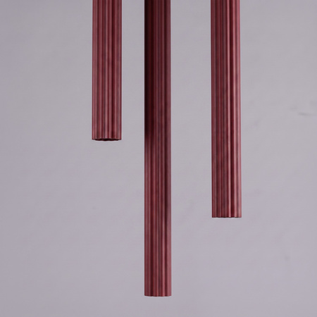 Lampa wisząca ARCHE 3P burgund