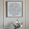 Unfurling Petals Framed Art 680x30x680mm