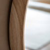 Cedar Round Mirror Oak 600x60x600mm