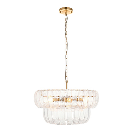 Montrose 6 Pendant Light Brushed Aged Brass
