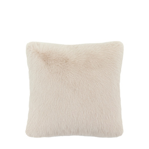 Maple Faux Fur Cushion Oatmeal 500x500mm