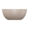 SHELL M+ umywalka nablatowa, Ø35 cm, dune beige mat