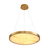 Lampa wisząca ALCHEMY 60 cm - LED, złoty alabaster