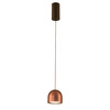 Lampa wisząca PETITE 10 cm - LED, czerwona kompaktowa