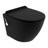Miska wisząca Salto Black z funkcją bidetu termostatycznego