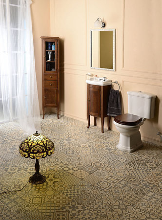 RETRO szafka umywalkowa 36,5x85x29cm, buk