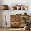 Three of a Kind Small Framed Canvas 820x28x350mm