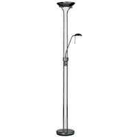 Rome Floor Lamp Black Chrome