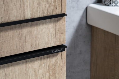 SITIA szafka wysoka 35x172x32cm, 2 drzwiczki, dąb Alabama