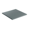 AQUAROCK kompozytowy brodzik prysznicowy antypoślizgowy, 90 x 90 cm, ash grey mat