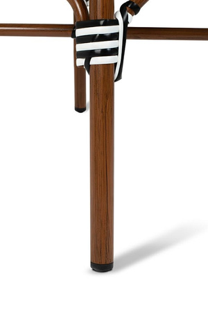 Krzesło ogrodowe CAFE AZURE biały /       czarny