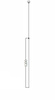 Lampa wisząca ORGANO 120 chromowana - LED, metal