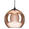 Lampa wisząca MIRROR GLOW - M miedziana 30 cm
