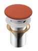 Korek click-clack bez przelewu iron red mat F008-U30