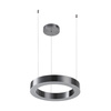 Lampa wisząca CIRCLE 40 cm - LED, ring tytan szczotkowany