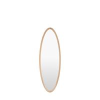 Cedar Elipse Mirror Oak 400x60x1200mm