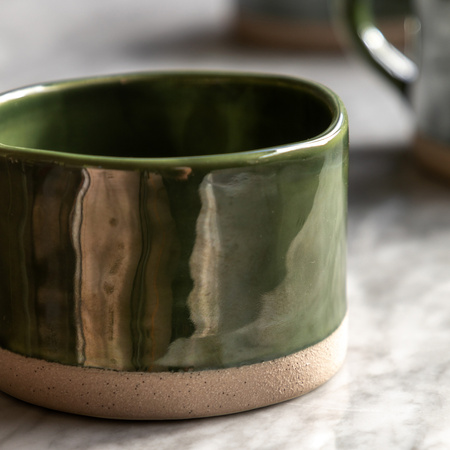 Rustic Mug Green (4pk)