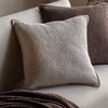 Alder Textured Cushion Cream 450x450mm