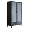 Regał Rye z 2 drzwiami i 2 szufladami 1000 x 420 x 1650 mm
