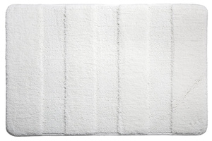 SERENITY dywanik łazienkowy 60x90cm z antypoślizgiem, polyester, biały
