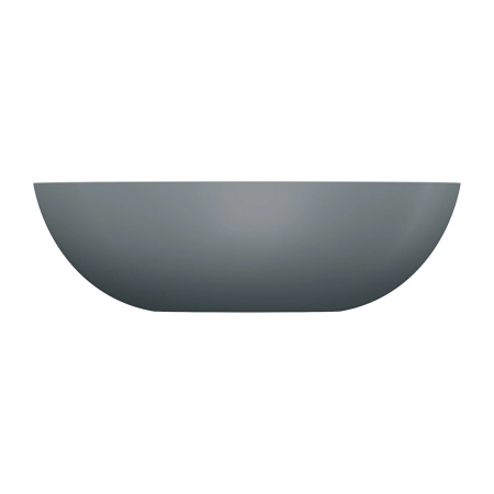 SHELL M+ umywalka nablatowa, 50 x 32 cm, ash grey mat