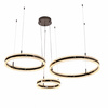 Lampa wisząca ARKADIA LED Trio 40/60/80 cm – tytan