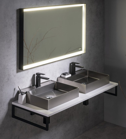 PLATO blat Rockstone 2400x24x500mm, biały mat