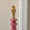 Myrtle Table Lamp Base Pink Clay