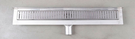 MANUS ONDA odpływ liniowy ze stali nierdzewnej z rusztem, naścienne, L-750, DN50