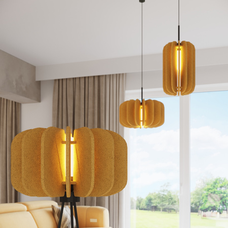 Lampa wisząca MULA 27 żółta