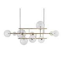 Lampa wisząca CHARM 200 - mosiądz, 200 cm