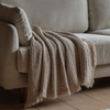 Soft Touch Waffle Throw Natural 1300x1700mm