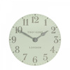 Arabic Wall Clock Pearl Green 12in