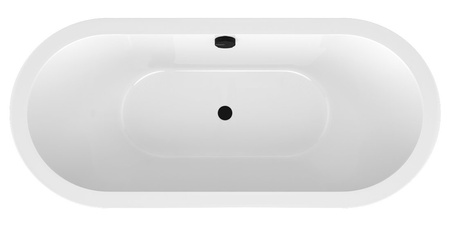 VIVA C MONOLITH owalna półwpuszczana wanna 170x75x60cm, biały