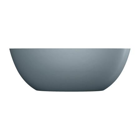 SHELL M+ wanna wolnostojąca z przelewem, 160 x 75 cm, ash grey mat